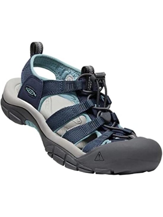 Keen Shoes - KEEN Women's Blue Newport H2 Closed Toe Water Sandals Shoes Navy/Magnet, 7.5